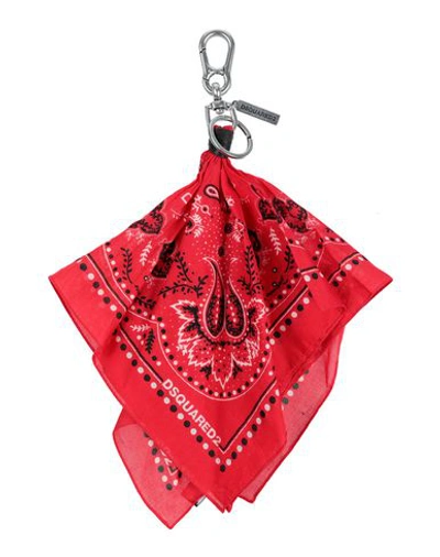 Shop Dsquared2 Key Rings In Red