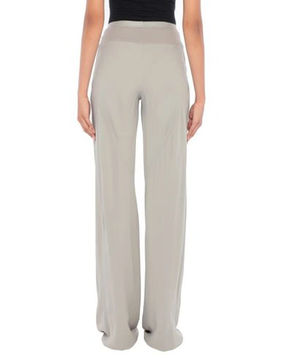 Shop Rick Owens Casual Pants In Light Grey