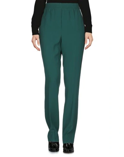 Shop Givenchy Woman Pants Dark Green Size 6 Viscose, Acetate