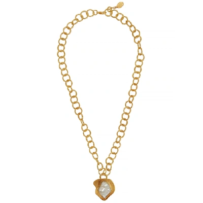 Shop Liya Gold-plated Pearl Necklace