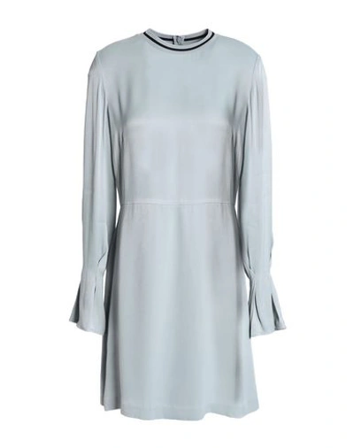 Shop House Of Dagmar Woman Short Dress Light Grey Size 8 Viscose