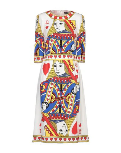 Dolce & Gabbana Formal Dress In White