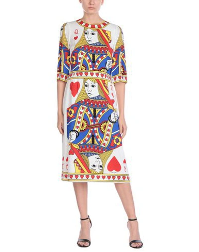 Dolce & Gabbana Formal Dress In White