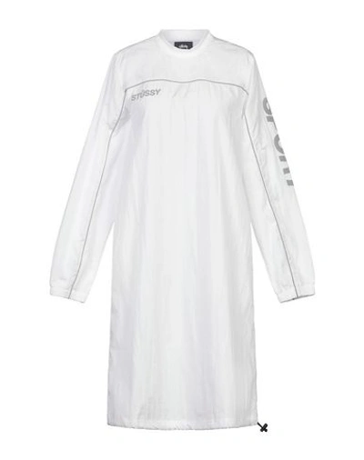 Shop Stussy Knee-length Dress In White