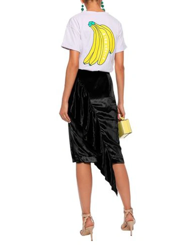 Shop Milly 3/4 Length Skirts In Black