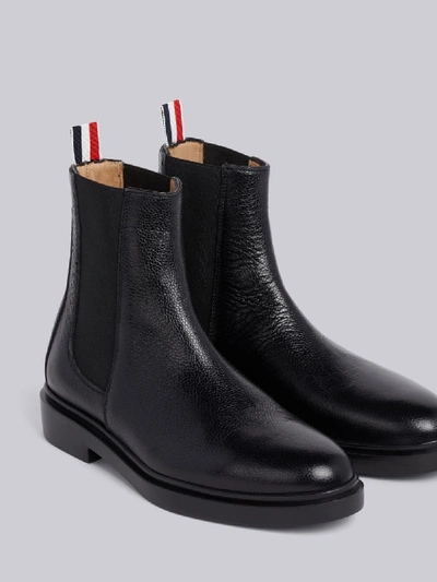 Shop Thom Browne Lightweight Sole Chelsea Boot In Black