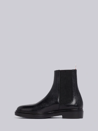 Shop Thom Browne Lightweight Sole Chelsea Boot In Black