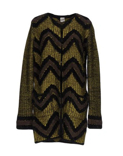 Shop Pinko Cardigan In Acid Green