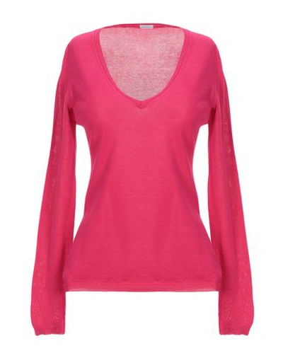 MALO MALO WOMAN SWEATER FUCHSIA SIZE 6 COTTON 39994798JQ 3