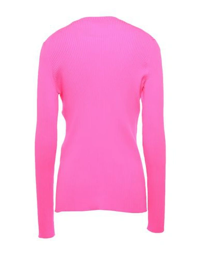 Shop Balenciaga Sweater In Fuchsia