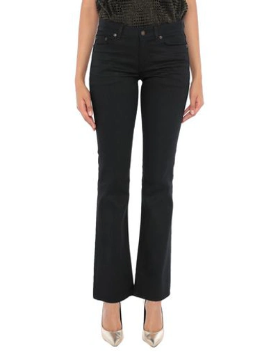 Shop Saint Laurent Jeans In Black