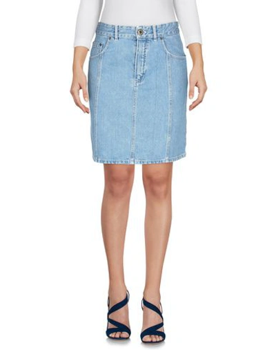 Shop Chloé Denim Skirts In Blue