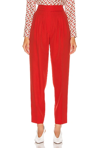 Shop Burberry Marleigh Pant In Bright Red