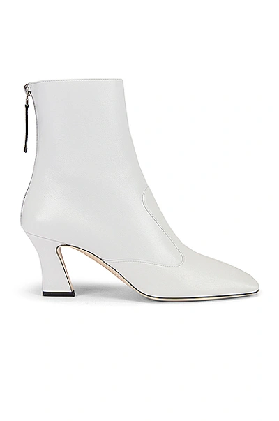 Shop Fendi Leather Ankle Booties In White