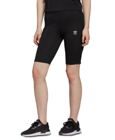 Shop Adidas Originals Bike Shorts In Black