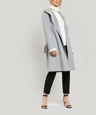 Shop Joseph Lima Double Cashmere-blend Coat In Grey