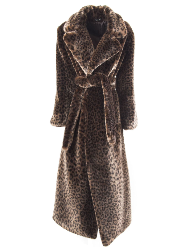 Tagliatore Molly Faux-Fur Coat In Leopardo | ModeSens