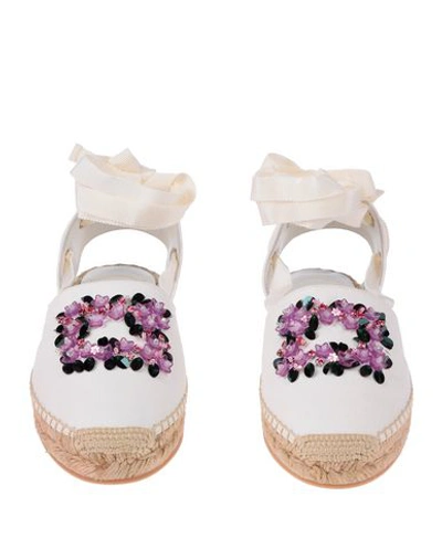 Roger Vivier Espadrilles In White