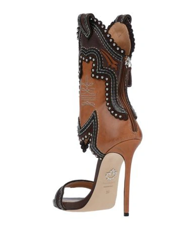 Shop Dsquared2 Sandals In Brown