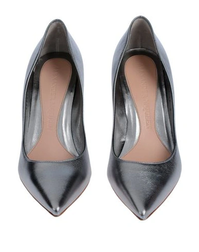 Shop Alexander Mcqueen Pump In Lead