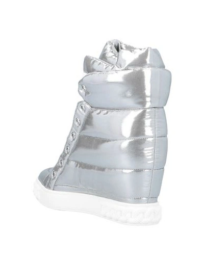 Shop Casadei Sneakers In Silver