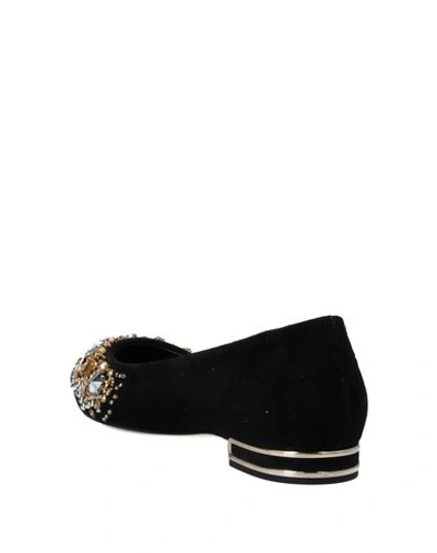 Shop Casadei Ballet Flats In Black