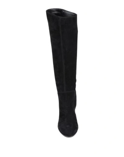 Sergio Rossi Suede Boots In Black