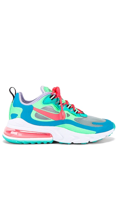 Shop Nike Air Max 270 React Sneaker In Lime Green & Clear