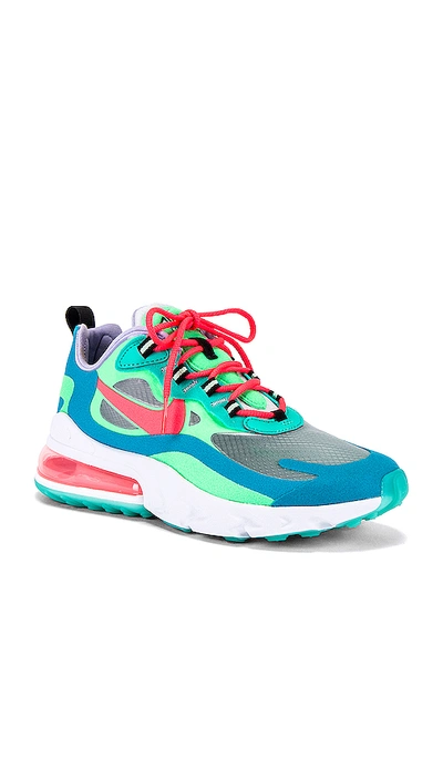 Shop Nike Air Max 270 React Sneaker In Lime Green & Clear