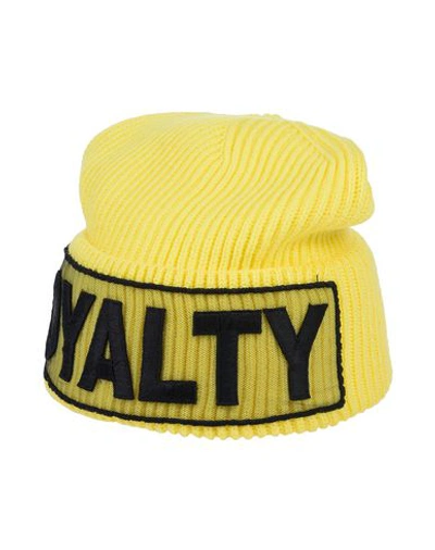 Shop Versace Hat In Yellow