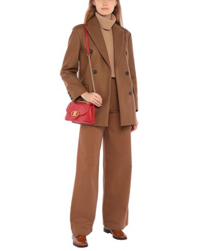 Ferragamo Cross-body Bags In Brick Red