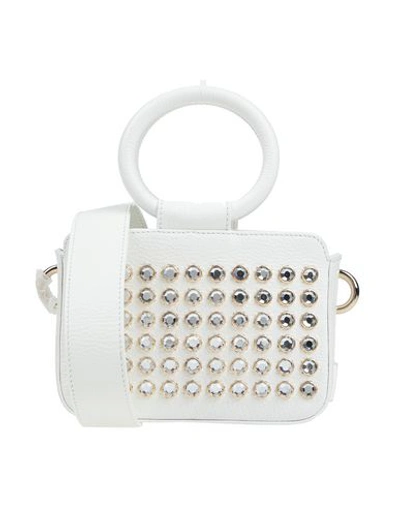 Shop Blumarine Handbag In White