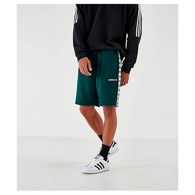 Shop Adidas Originals Adidas Men's Originals Poly Tape Shorts In Green