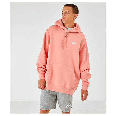 men's nike sportswear club fleece embroidered hoodie