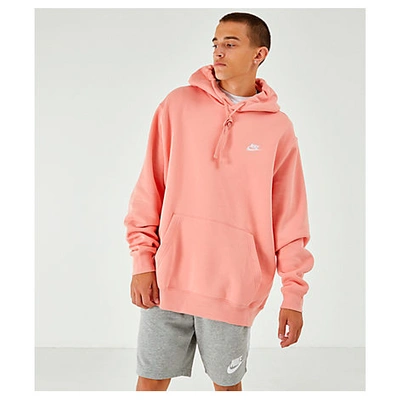 Nike sportswear club discount fleece embroidered hoodi