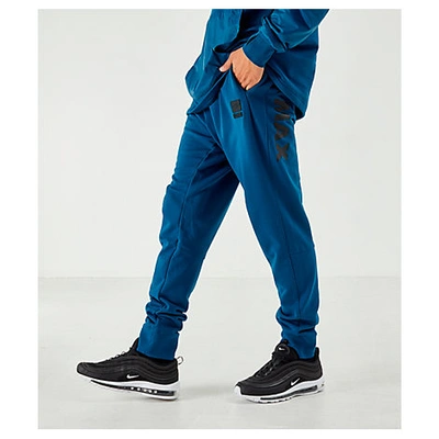 Nike Men's Air Max French Terry Jogger Pants In Black | ModeSens