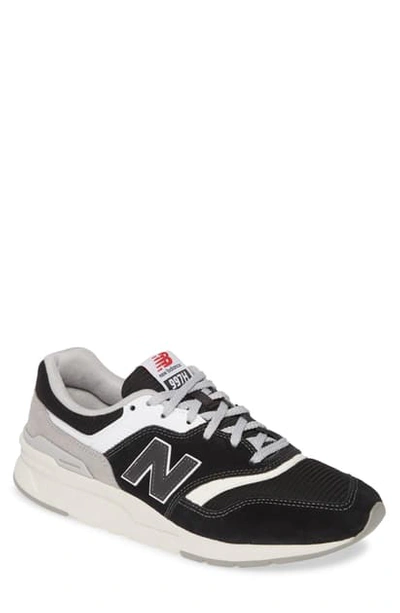 Shop New Balance 997h Sneaker In Black/ White Suede