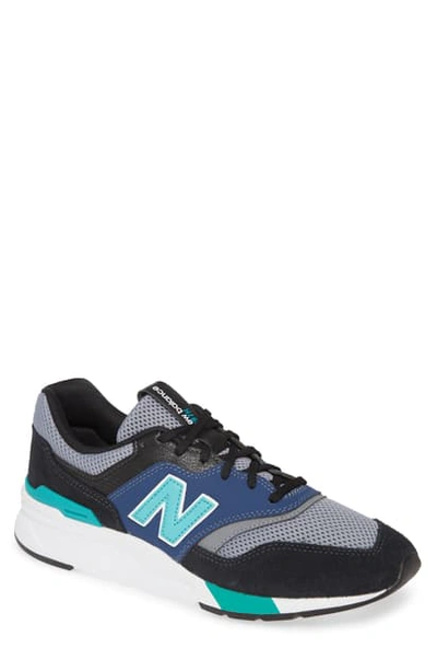Shop New Balance 997h Sneaker In Black Suede