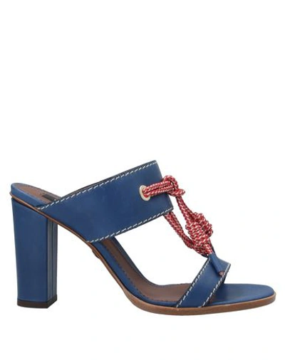 Shop Dsquared2 Sandals In Blue