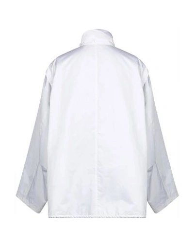 Shop Balenciaga Coat In White