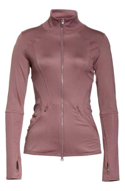 Shop Adidas By Stella Mccartney Essential Midlayer In Blush Mauve-smc