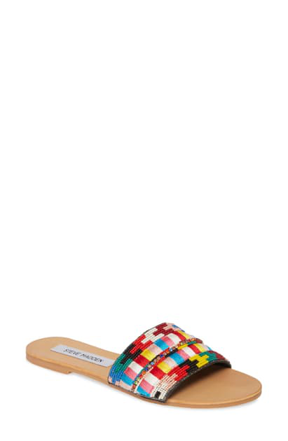 steve madden beaded slides