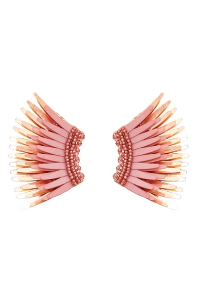 Shop Mignonne Gavigan Mini Madeline Earrings In Blush/ Rosegold