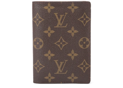 Pre-owned Louis Vuitton  Passport Cover Monogram