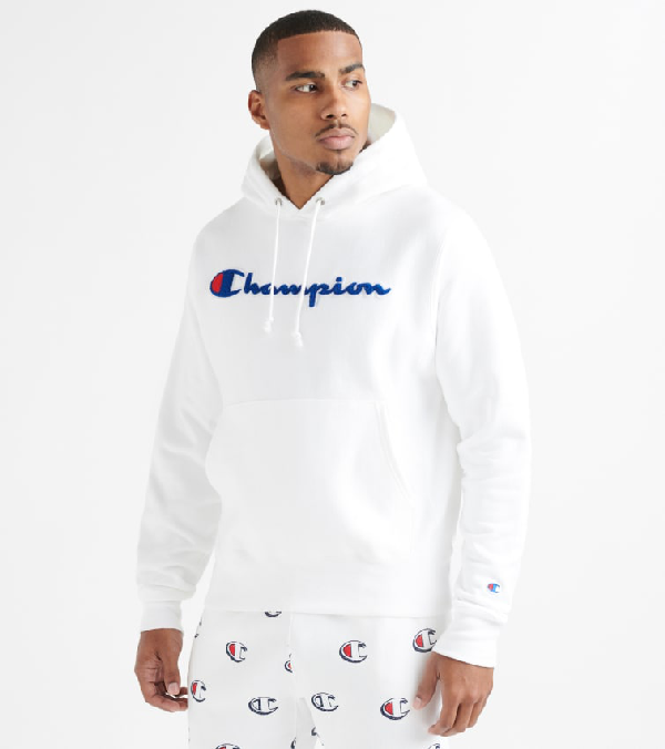 Champion Reverse Weave Pullover Hoodie In White | ModeSens