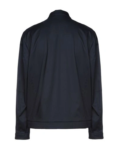 Shop Michael Kors Mens Man Jacket Midnight Blue Size Xxl Polyester