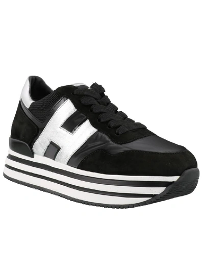 Shop Hogan H483 Sneakers In Black