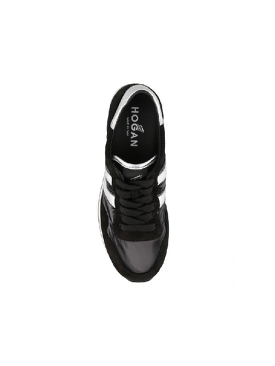 Shop Hogan H483 Sneakers In Black