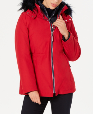 tommy hooded parka jacket