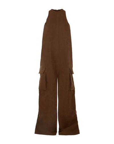 Shop Rick Owens Jumpsuit/one Piece In Brown